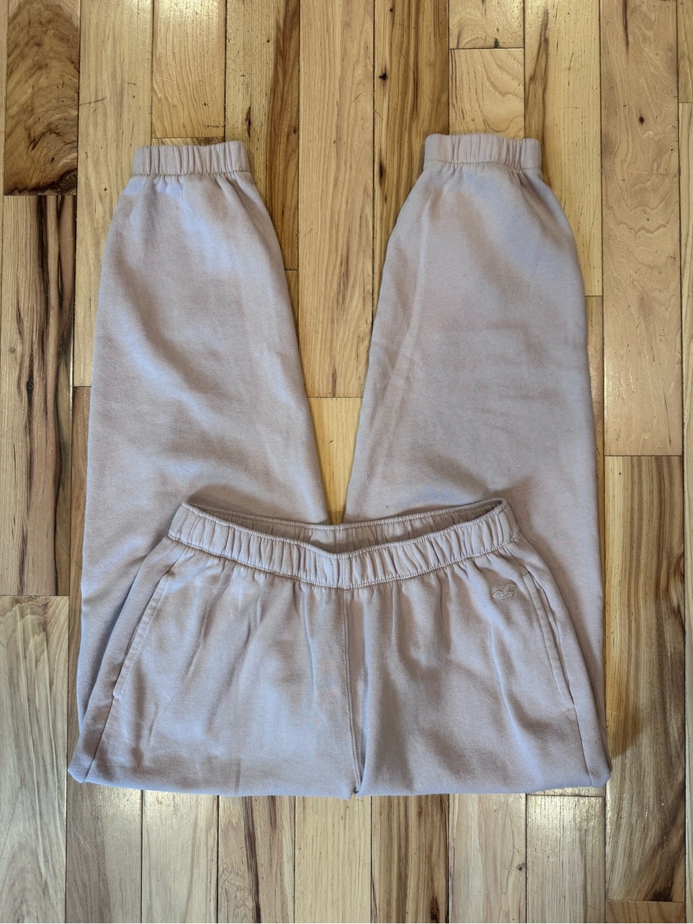 Hollister Taupe High Waist Jogger Sweatpants